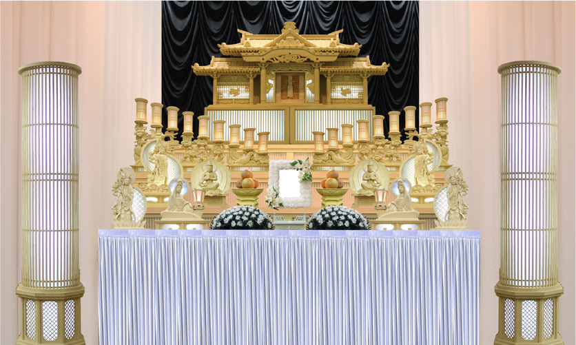 白木祭壇