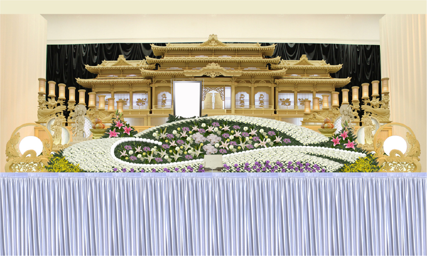 生花祭壇 シルバー